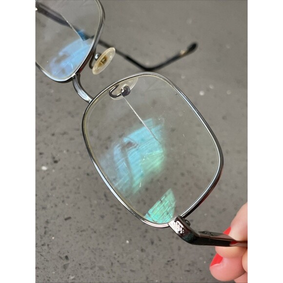 Sferoflex Pat 2086 268 Eyeglasses Frames ONLY Silver Full Rim 56-17-140 Italy - Picture 13 of 14